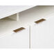 Ambrose 75.25 inch Champagne Gold / Cream Modular Media Console And Cabinet
